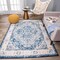 World Rug Gallery Traditional Medallion Area Rug 5' x 7' Blue MON830BLUE5X7 - alternate 4